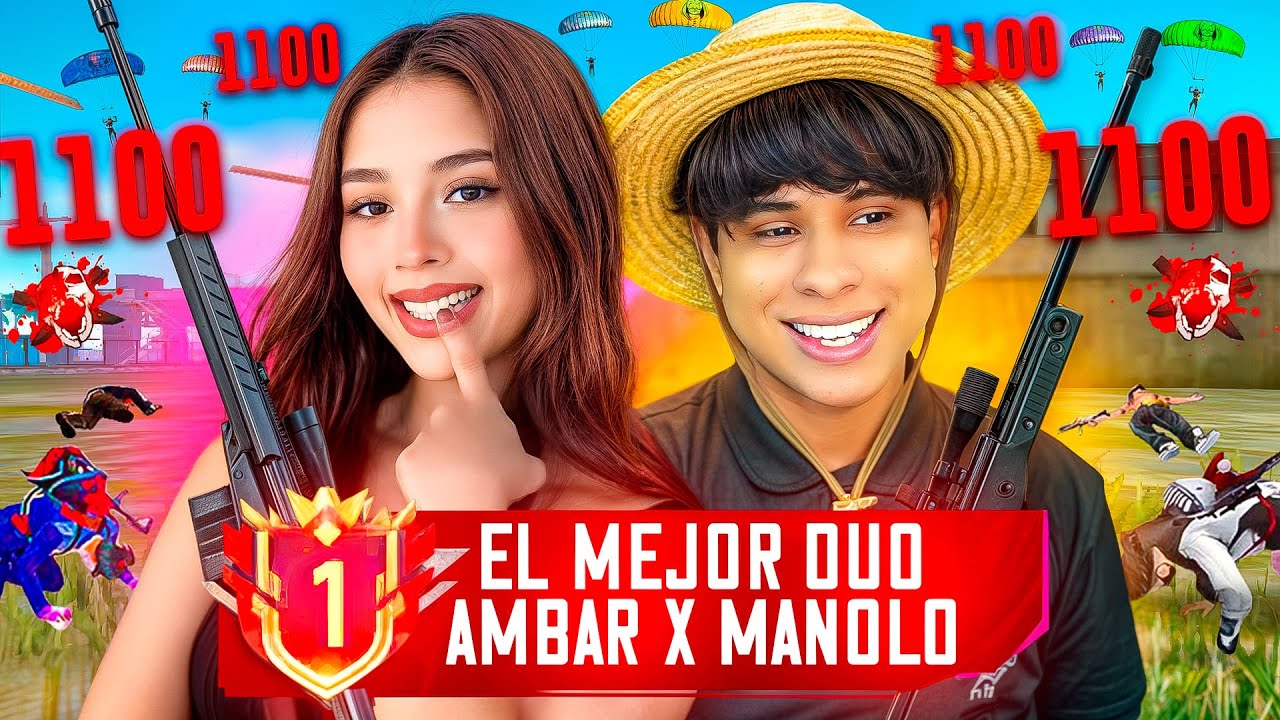 ¡Mi futuro dúo THEMANOLOV se ENAMORA de mi FRANCOTIRADOR! 🤯💘 | Free Fire BR Clasificatoria