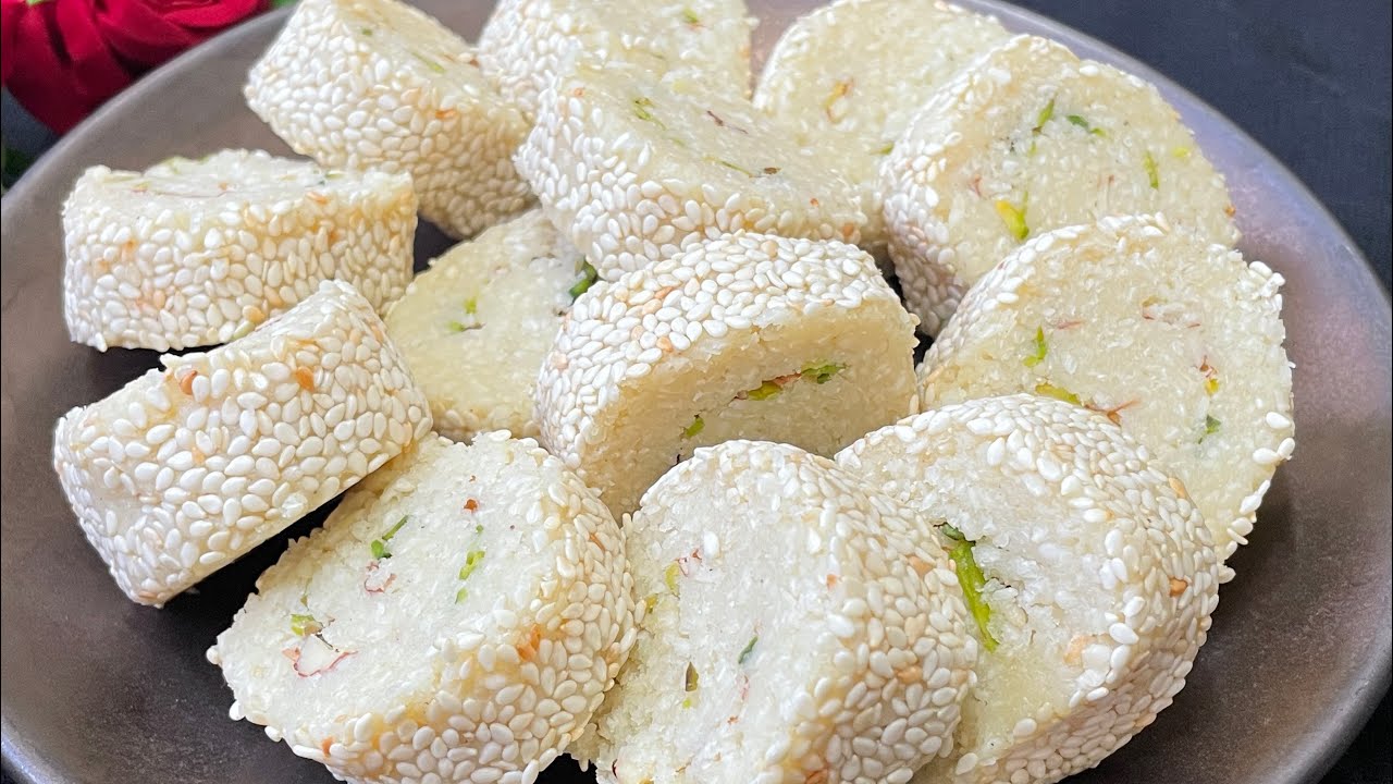 तिल मावा रोल | Instant Til Mawa Roll,  Makar Sakranti Special | Rita Arora Recipes