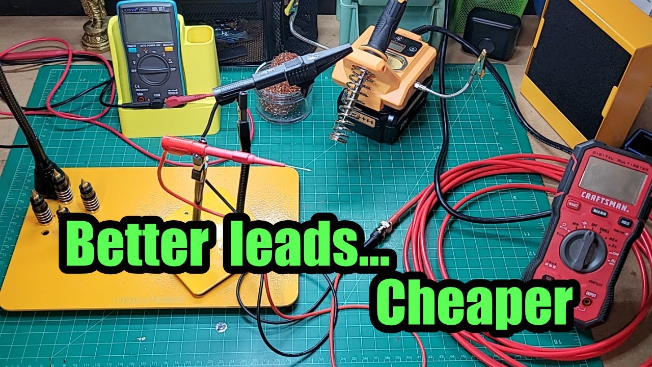Automotive oscilloscope test leads from hell & how to make yourself some #automotivediagnostics