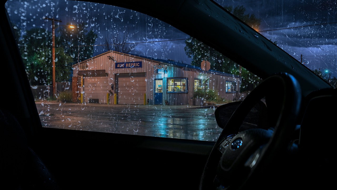 Stop Overthinking Tonight with Heavy Rain on Car - Sounds for Deep Sleep, Anxiety Relief
