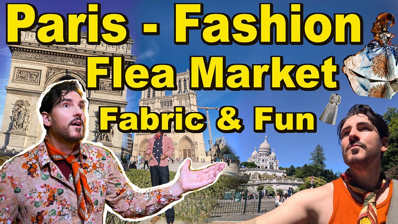 Paris Vlog: Flea Market, Fabric Shopping, Haute Couture