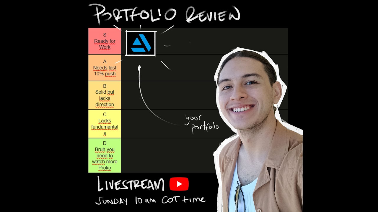 Riot artist crushes your hopes and dreams live (portfolio review)
