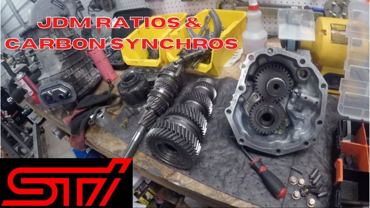 Subaru STi 6sp rebuild with JDM close ratio 5/6 and Carbon Synchros
