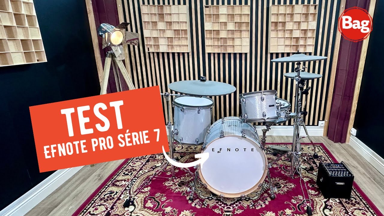 EFnote pro 700 | E-Drum Demo | Test | Review | Sounds  | Baguetterie