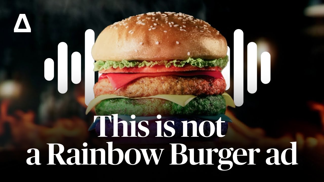 This isn&rsquo;t a Rainbow Burger ad. Introducing Artlist&rsquo;s AI voiceover, built for video creators