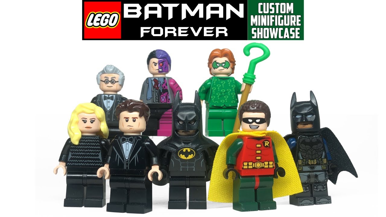 LEGO BATMAN FOREVER Custom Minfigure Showcase