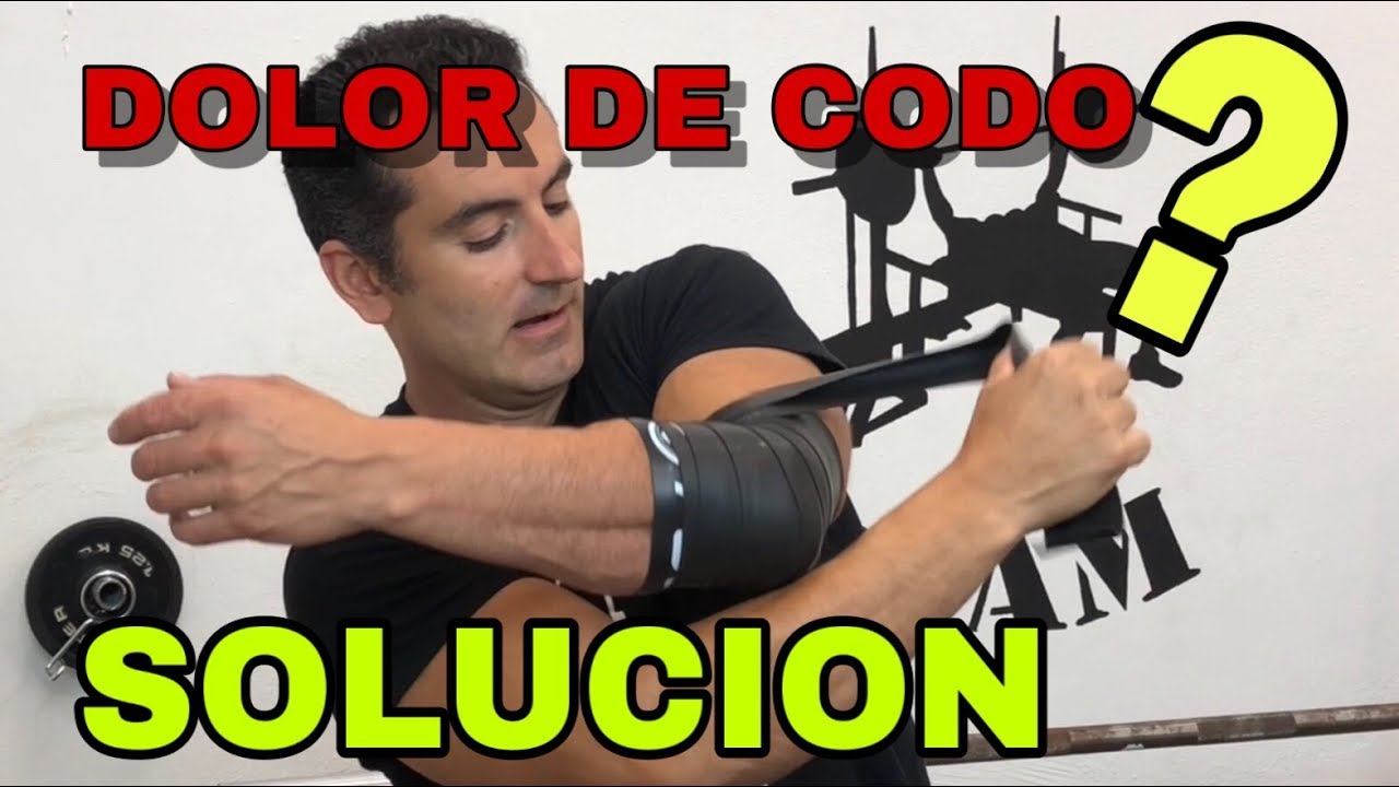 DOLOR CODO FLOSS BAND, colocar bandas elásticas para aliviar dolores articulares
