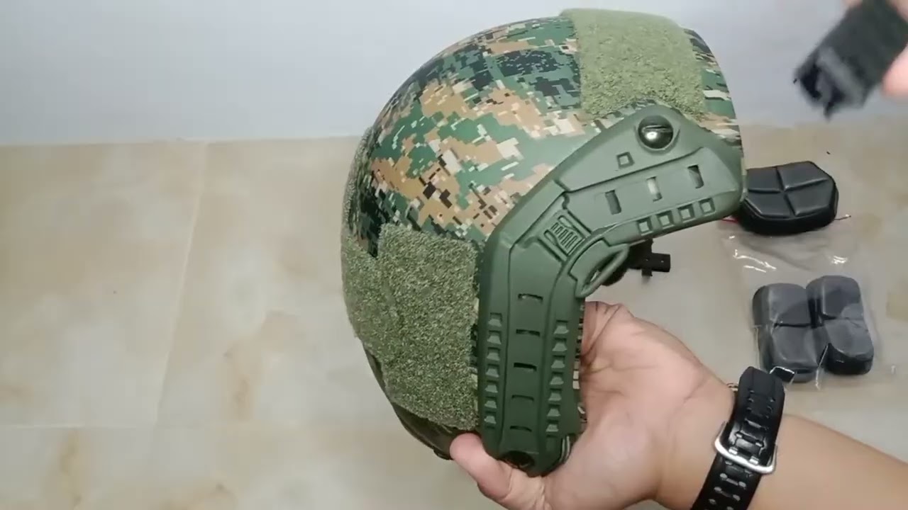 HELM TACTICAL MURAH BUAT AIRSOFT! Review Helm Demeysis