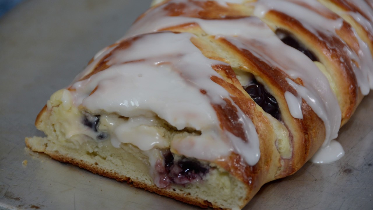 Baking a Double Cheese Cherry Danish with Success