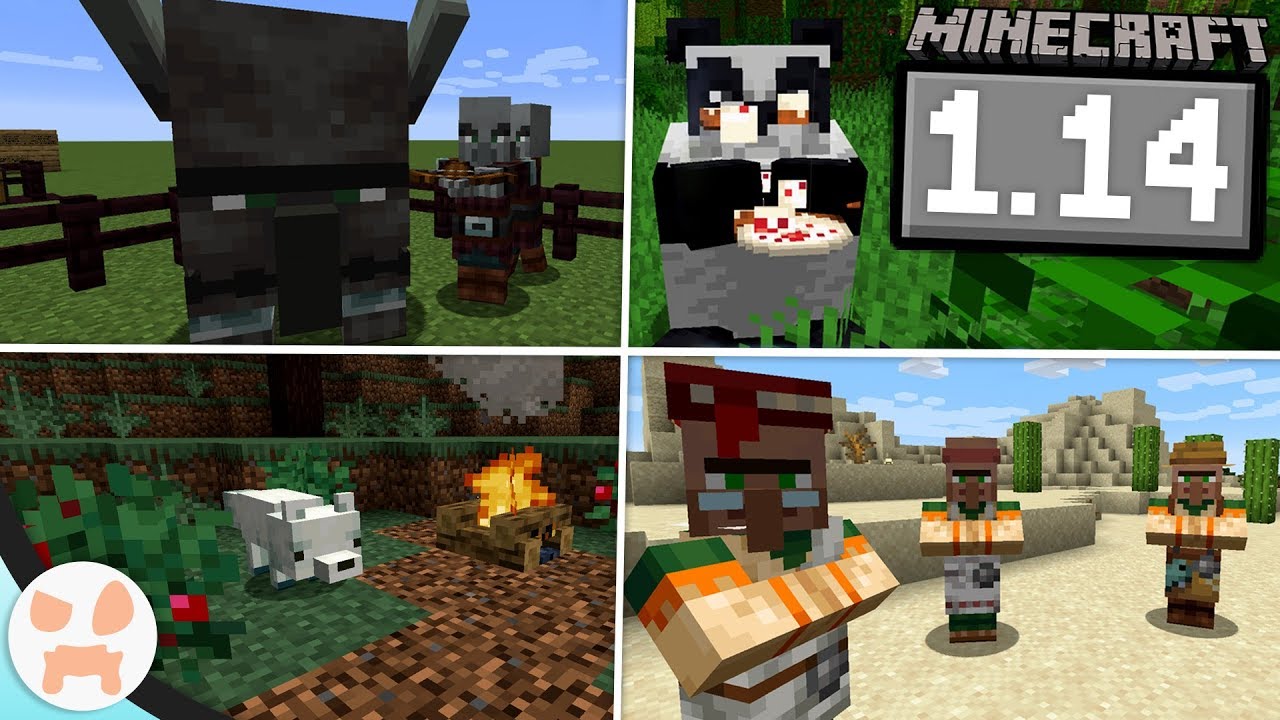ВСЁ в Minecraft 1.14 Деревня и грабеж!