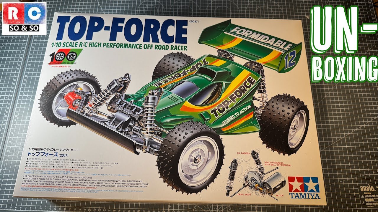 Распаковка Tamiya Top-Force 2017