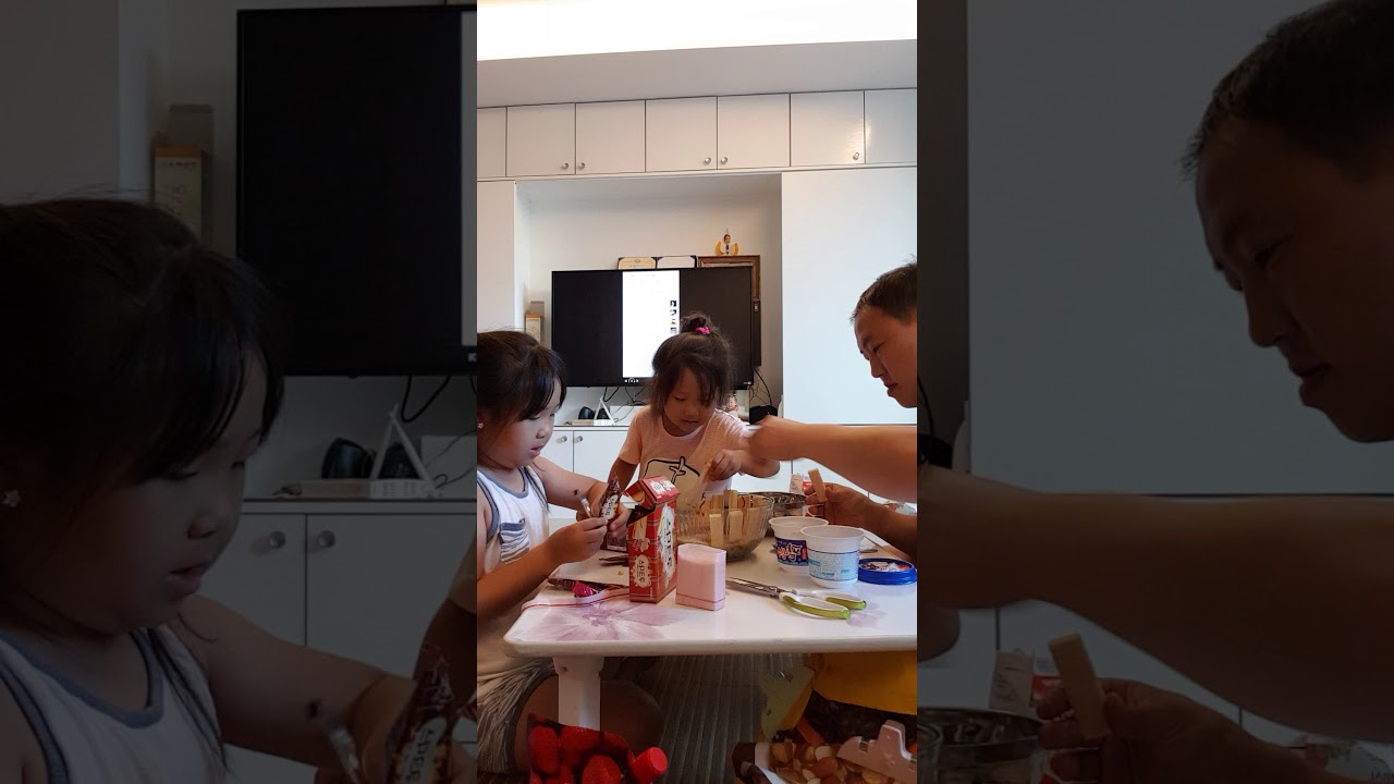 아빠와함께 빙수만들기