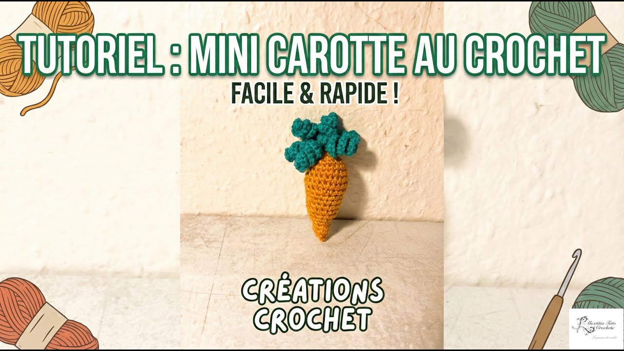Tuto carotte au crochet @Alextitia Tuto Crochet