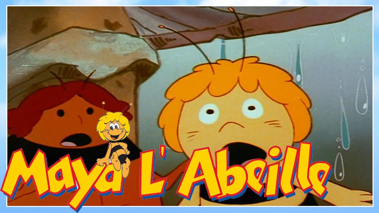 Maya l'abeille - épisode 11 - Maya et Liline sous la pluie