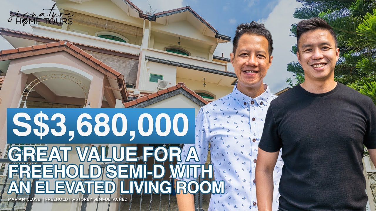 Mariam Close | Freehold Semi-D | Serene Living | $3.68M | Singapore Home Tour | Melvin & Adrian