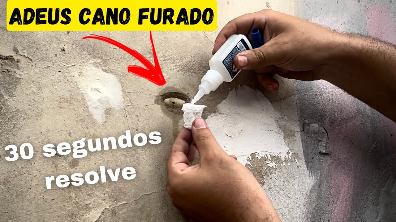 Solução incrível em 30 SEGUNDOS.. ADEUS cano furado, tubo rachado e outros VEJA QUE IDEIA DE GÊNIO