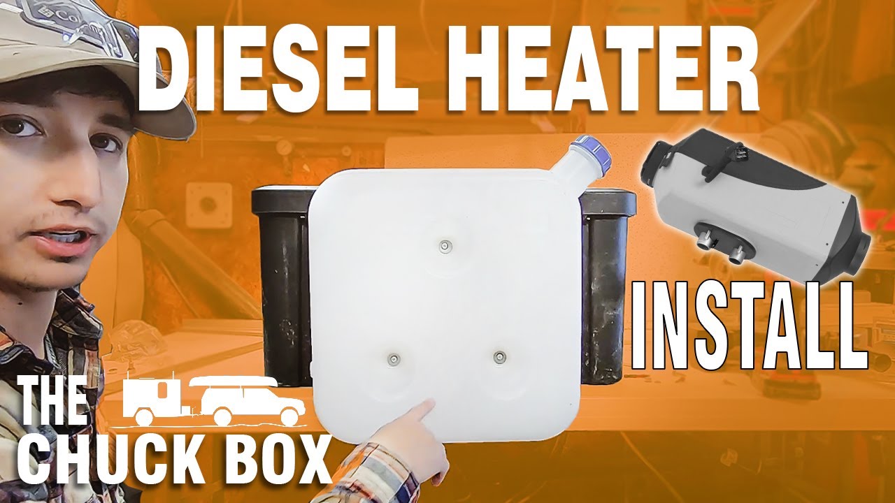 Установка ДИЗЕЛЬНОГО ОБОГРЕВАТЕЛЯ! | Переоборудование грузового прицепа в кемпер