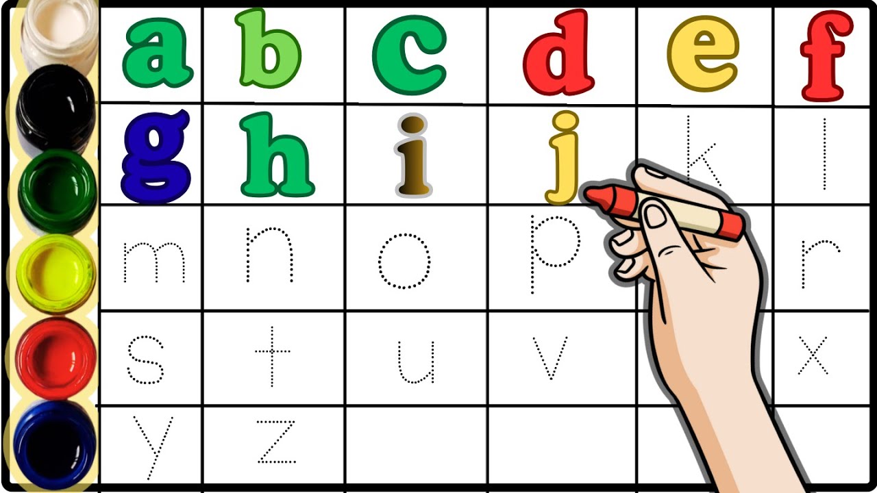 abcd | Alphabet writing for kids | ABC for Kids | A to Z Tracing Practice for Kids  |d19p1