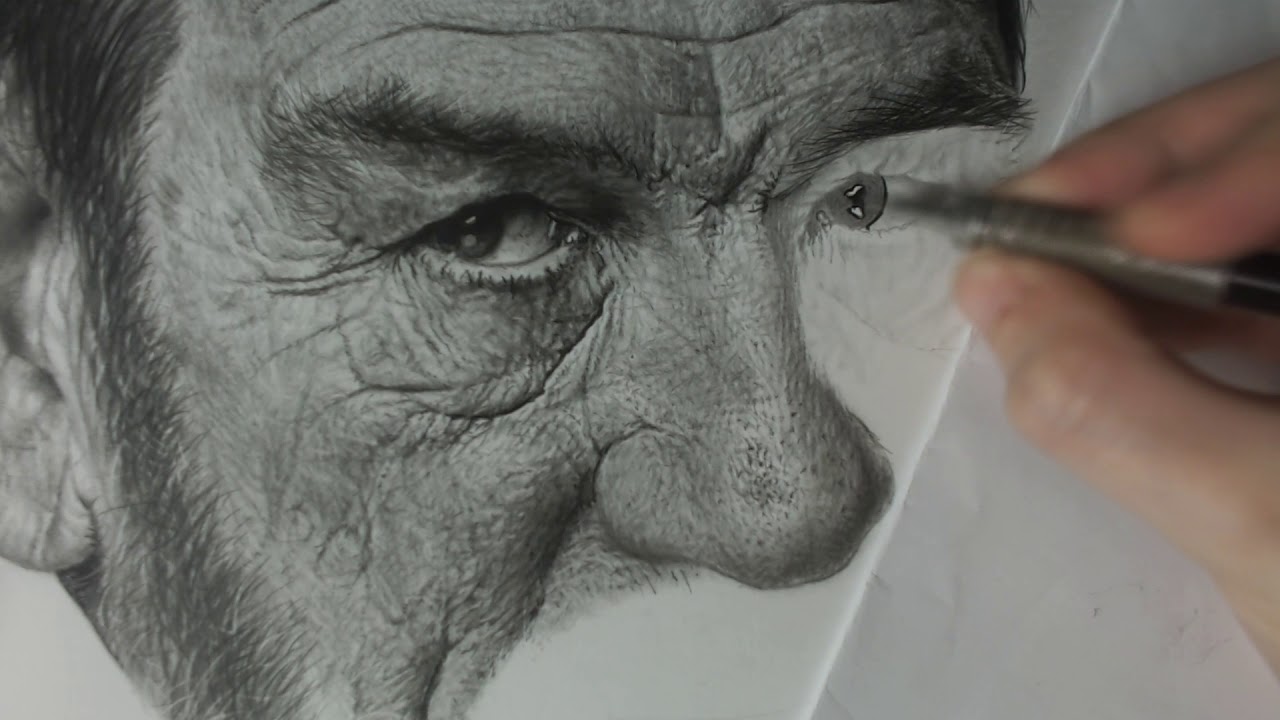 Desenho Hiper Realista Tommy Lee Jones