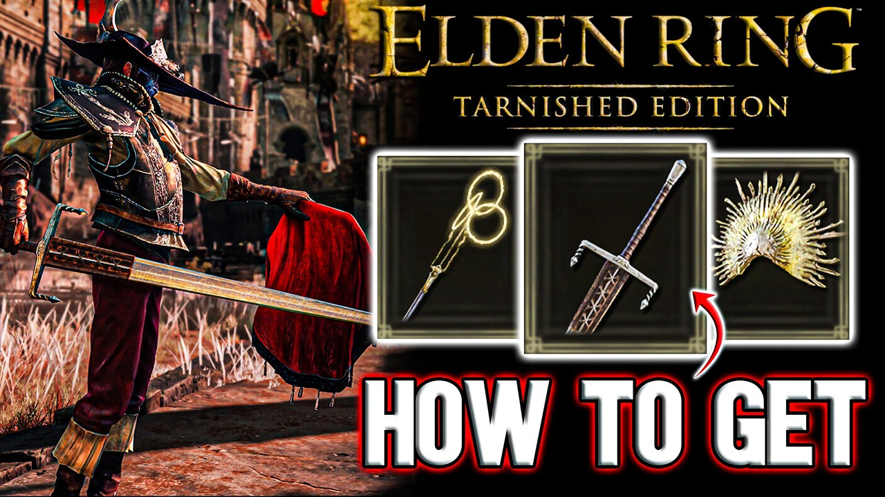 Elden Ring Tarnished Edition - All New items Locations & Weapons Showcase