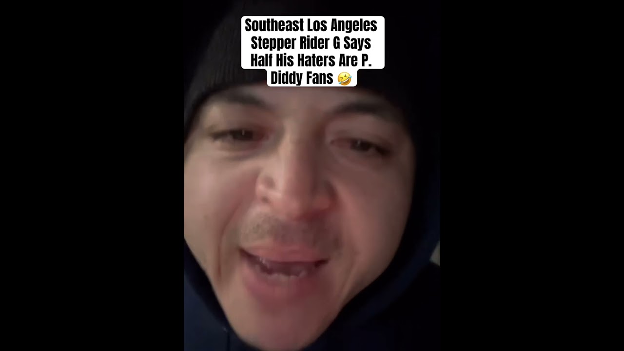 Southeast Los Angeles Stepper Rider G Says Half His Haters Are P. Diddy Fans #riderg #leftygunplay