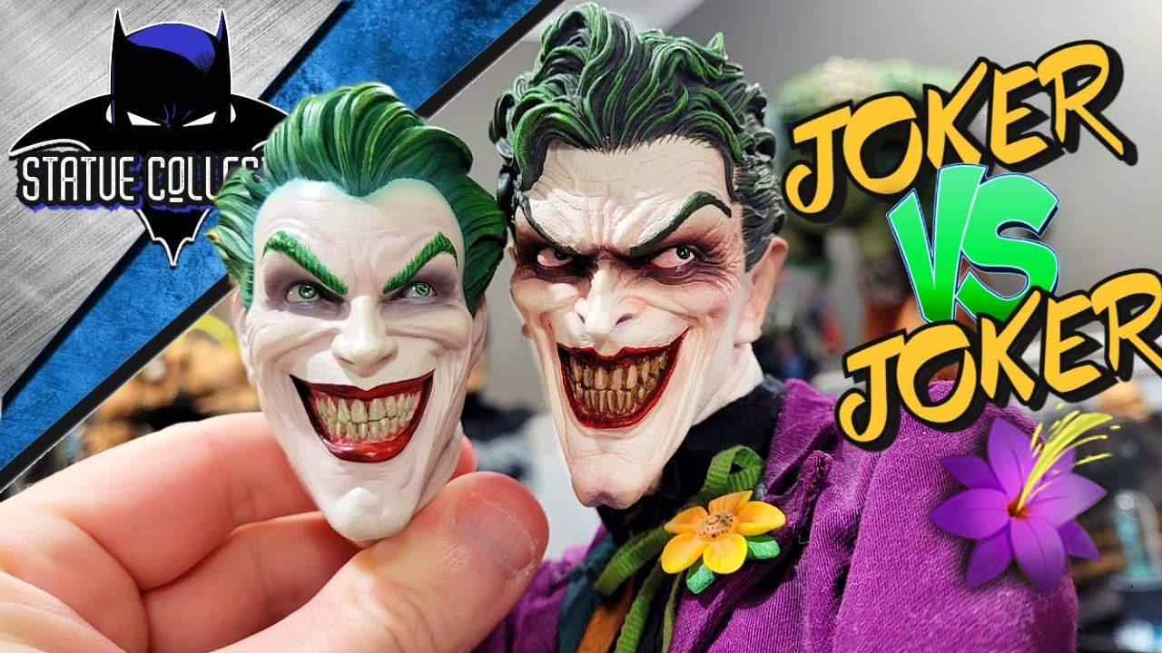 EPIC JOKER Premium Format Comparison Video [NEW VS OG] Which Statue Wins? Sideshow Collectibles