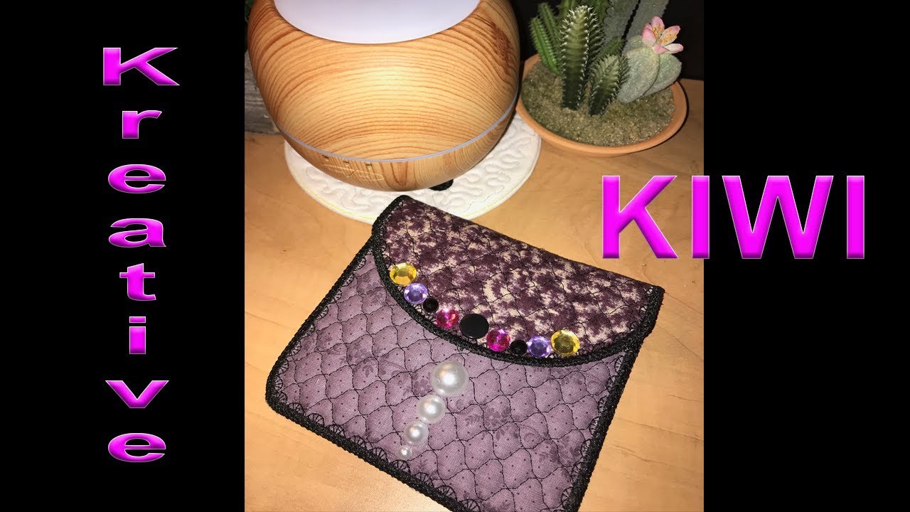 Kreative Kiwi: Дизайн стеганой сумки с машинной вышивкой в ​​пяльцах!!😍