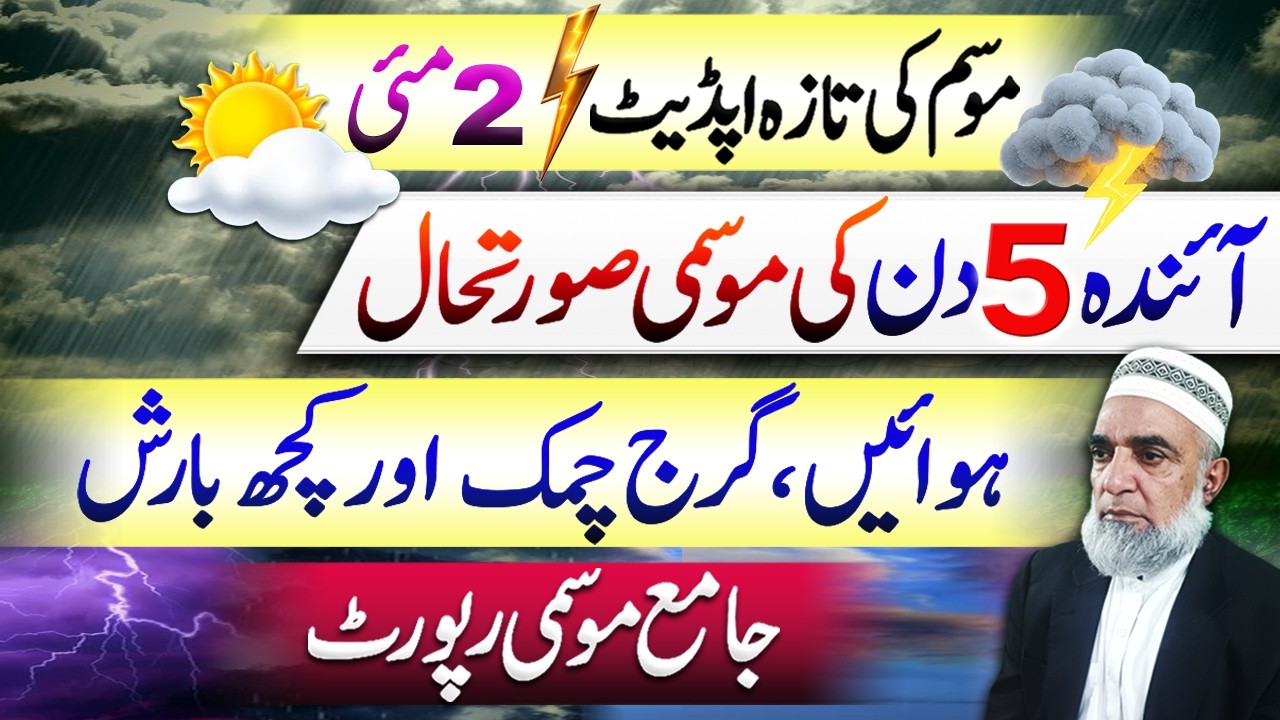 Pakistan Weather Update: Next 5 Days Forecast || Crop Reformer