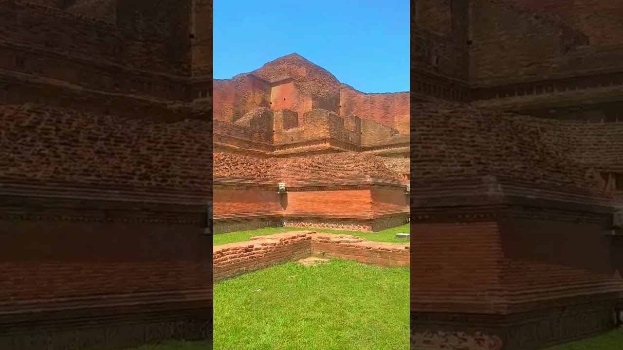 Paharpur Buddhist Bihar #beautifulnature #paharpur #shots #viralvideo