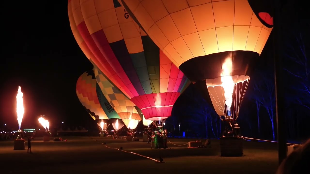 Hot Air (Baloon Glow ) Australia Day Celebration at Parramatta Park (25-1-2025)