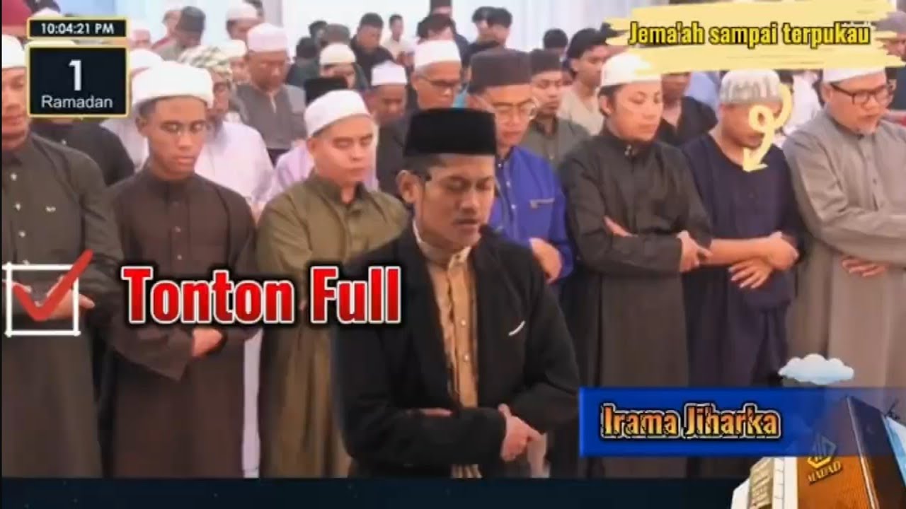 Sholat Witir pakai irama Jiharka || membuat jema'ah terpukau