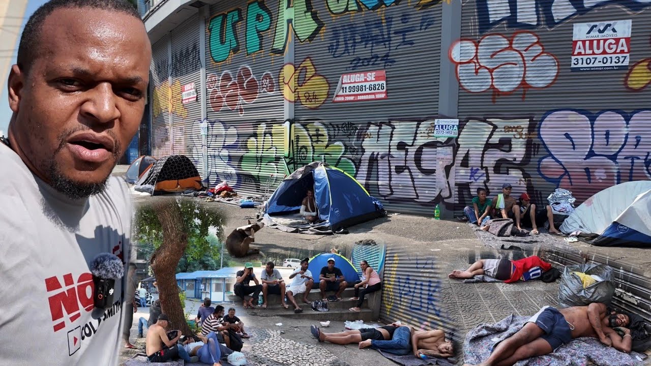 I had to pass by many homeless people to get to a place of worship | Sao Paulo Cathedral 🇧🇷
