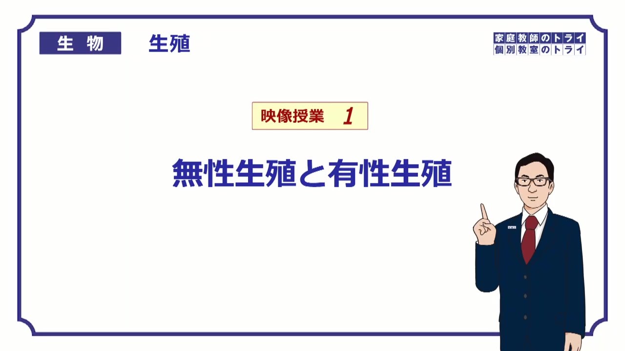 【高校生物】　生殖1　無性生殖と有性生殖（１７分）