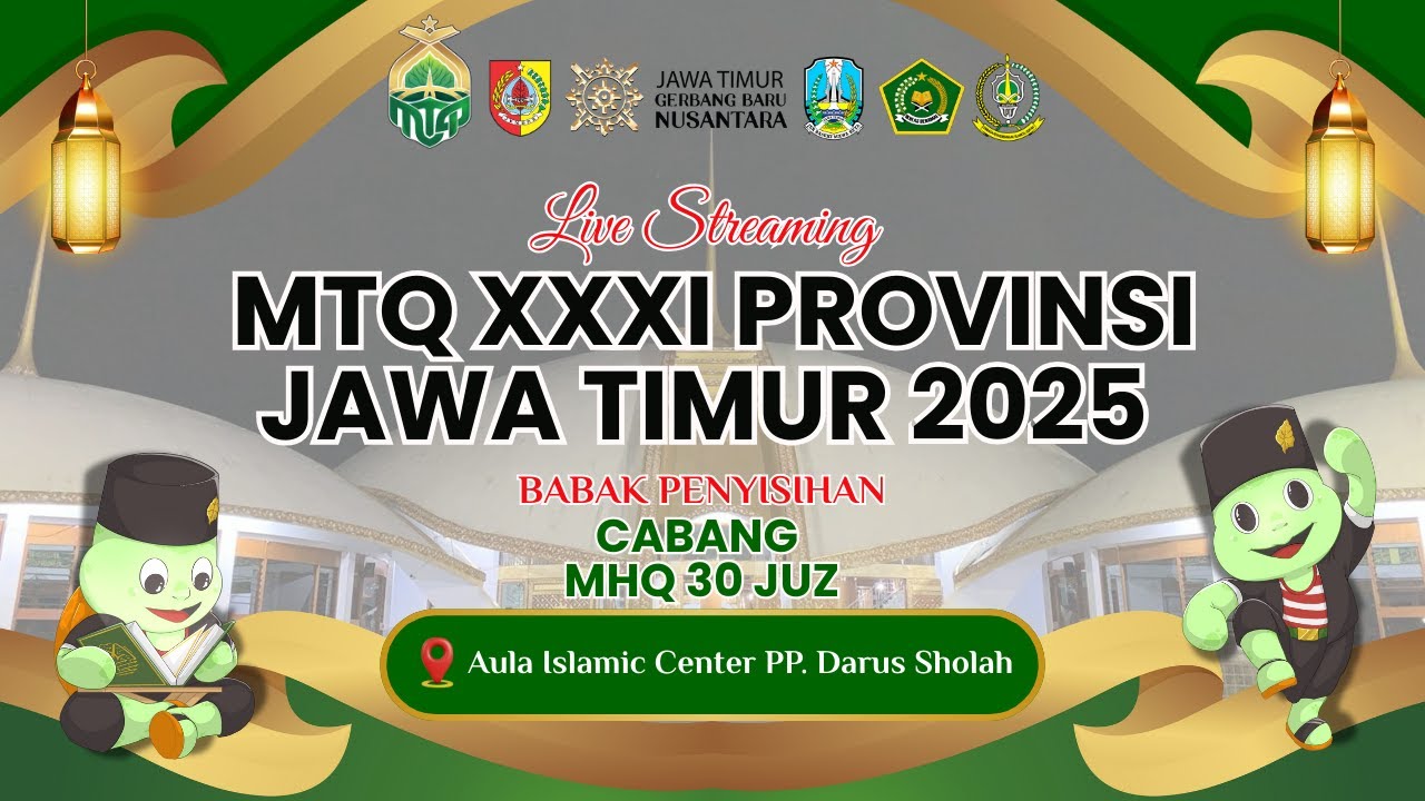 🔴[LIVE] Babak Penyisihan Cabang MHQ 30 Juz ( 15 September 2025)