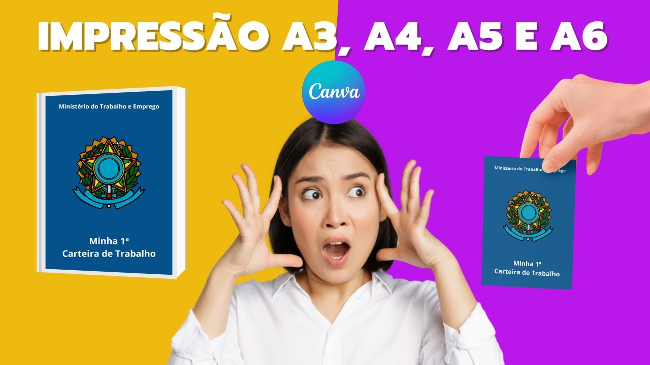 Como imprimir um livreto no formato A3, A4, A5 e A6 no Canva