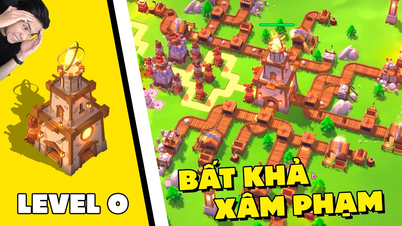 tôi biến NHÀ HOANG thành PHÁO ĐÀI BẤT KHẢ XÂM PHẠM !!! (PobbRose Siêu Pháo Đài) | Tower Factory ✔