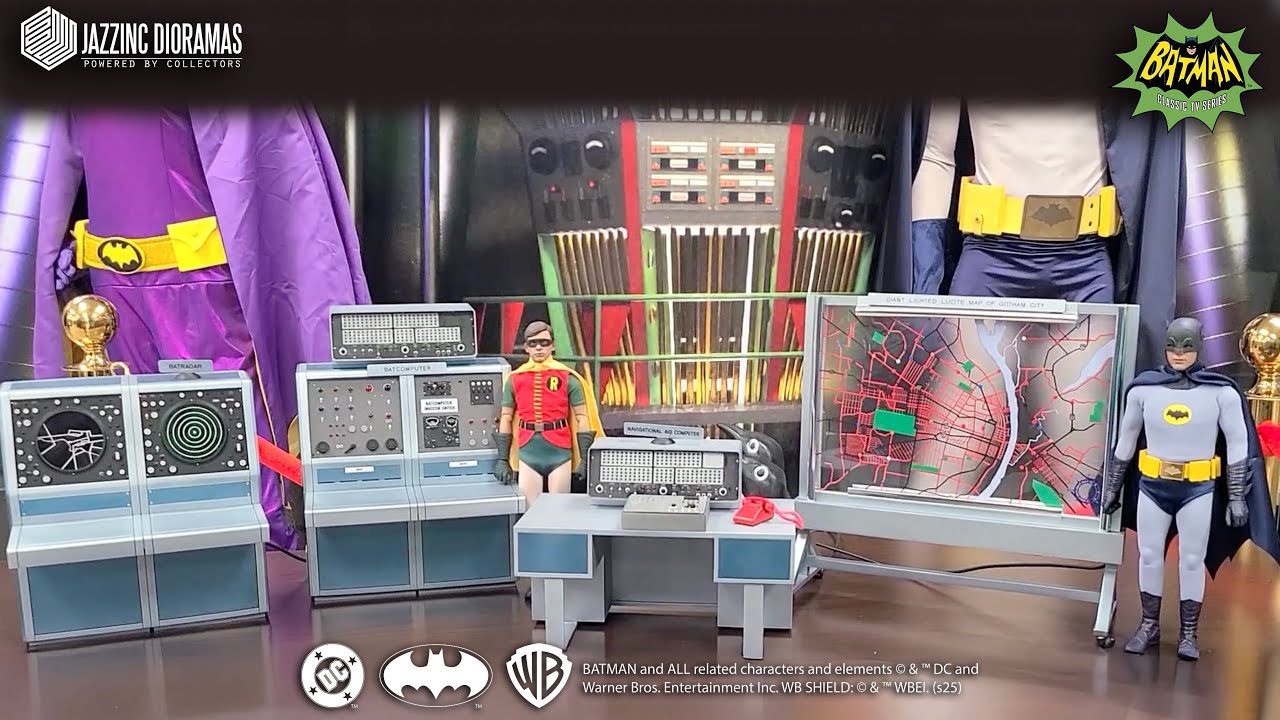 Jazzinc Dioramas масштабом 1/6 официально лицензирована в 1966 году, пещера летучих мышей — первы...