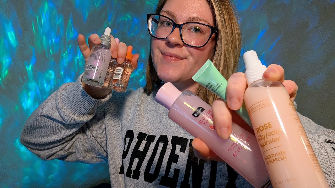 ASMR Bestie Does Dollar Tree Skincare 🧴(Personal Attention, Up Close Whispers) 🩵