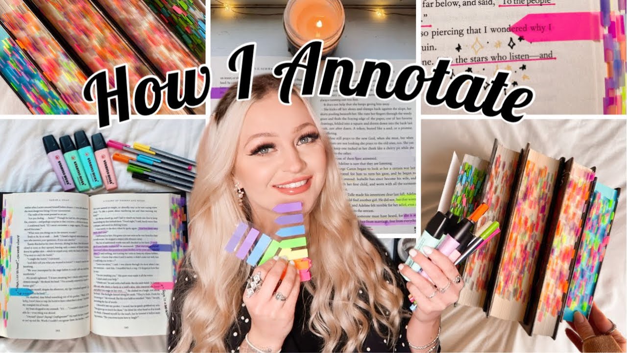HOW I ANNOTATE MY BOOKS ♡ my annotating system + tips for beginners
