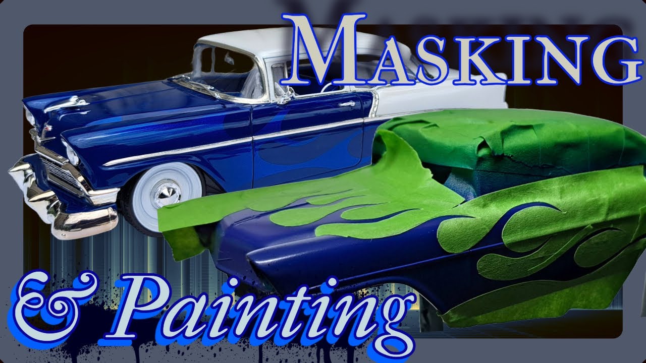 Custom Ghost Flame Painting the Revell 1956 Chevy Del Ray