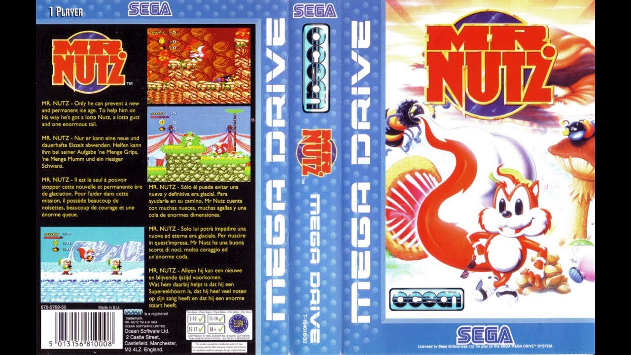 Mr. Nutz SEGA Mega Drive Complete Soundtrack CD