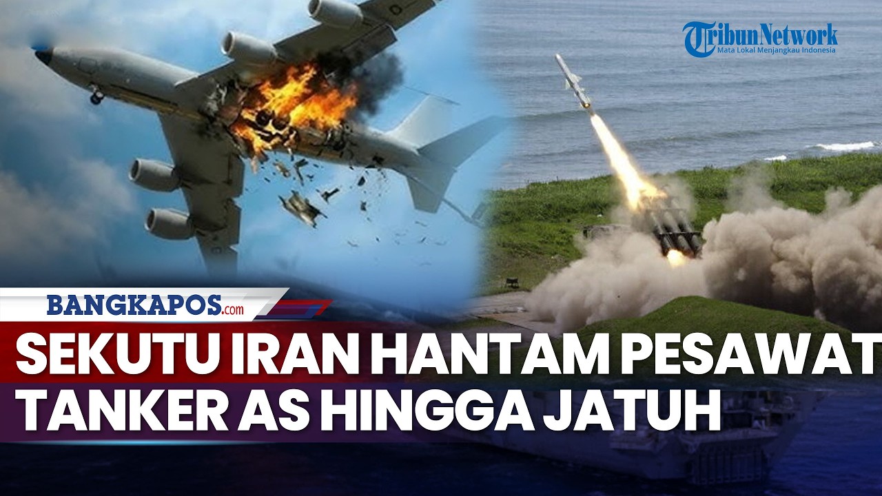 Sekutu Iran Hantam Pesawat Tanker AS hingga Jatuh di Irak, Nasib 6 Awak Belum Diketahui