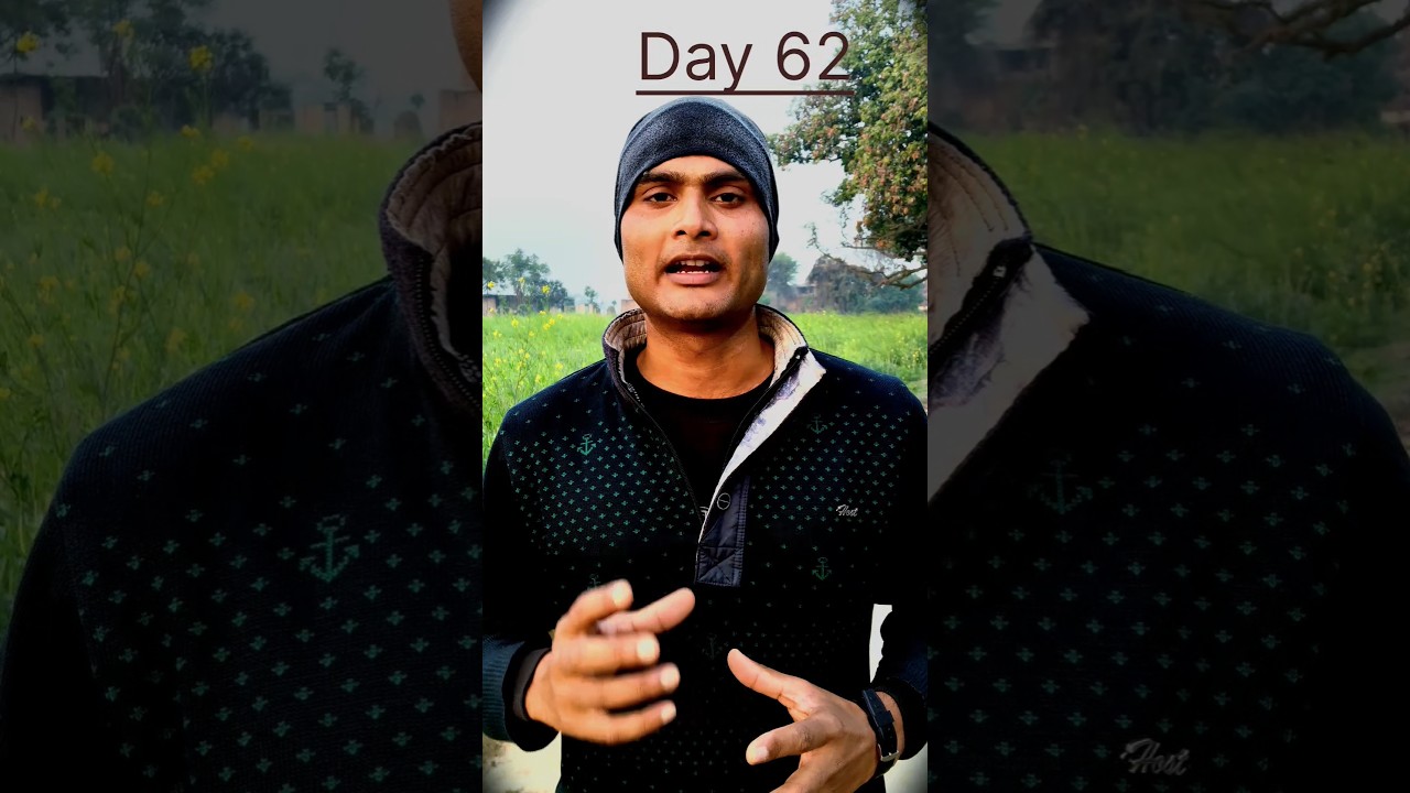 Day 62. आज का वीडियो आप को देखना पड़ेगा। #viral #motivation #1600mtrruning #trending #shorts #army