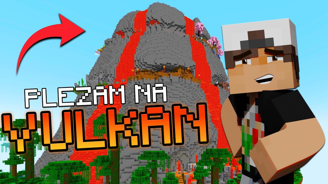 PREPLEZAL SEM NA VRH VULKANA?! | Minecraft