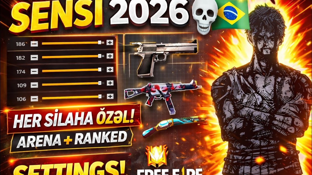 HER TELEGONA ÖZEL HASASİYYET VEREN O UYGULAMA!? SONUNDA - FREE FİRE #freefire 