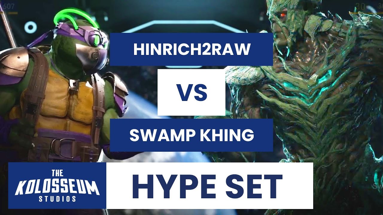 DONATELLO VERSUS SWAMP THING IN TOURNAMENT?! - Kolosseum Season 2 Injustice 2 Finale Hype Set