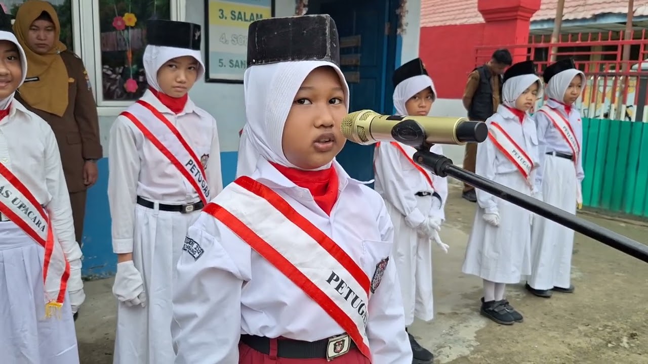 UPACARA PENGIBARAN BENDERA MERAH PUTIH SENIN, 020226 SDN.232 PLG @ZULKIFLI ABSOL 🇮🇩💚❤️🙏