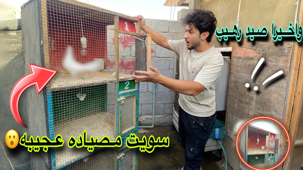 سويت مصياده لصيد طيور😮صدت طير؟؟