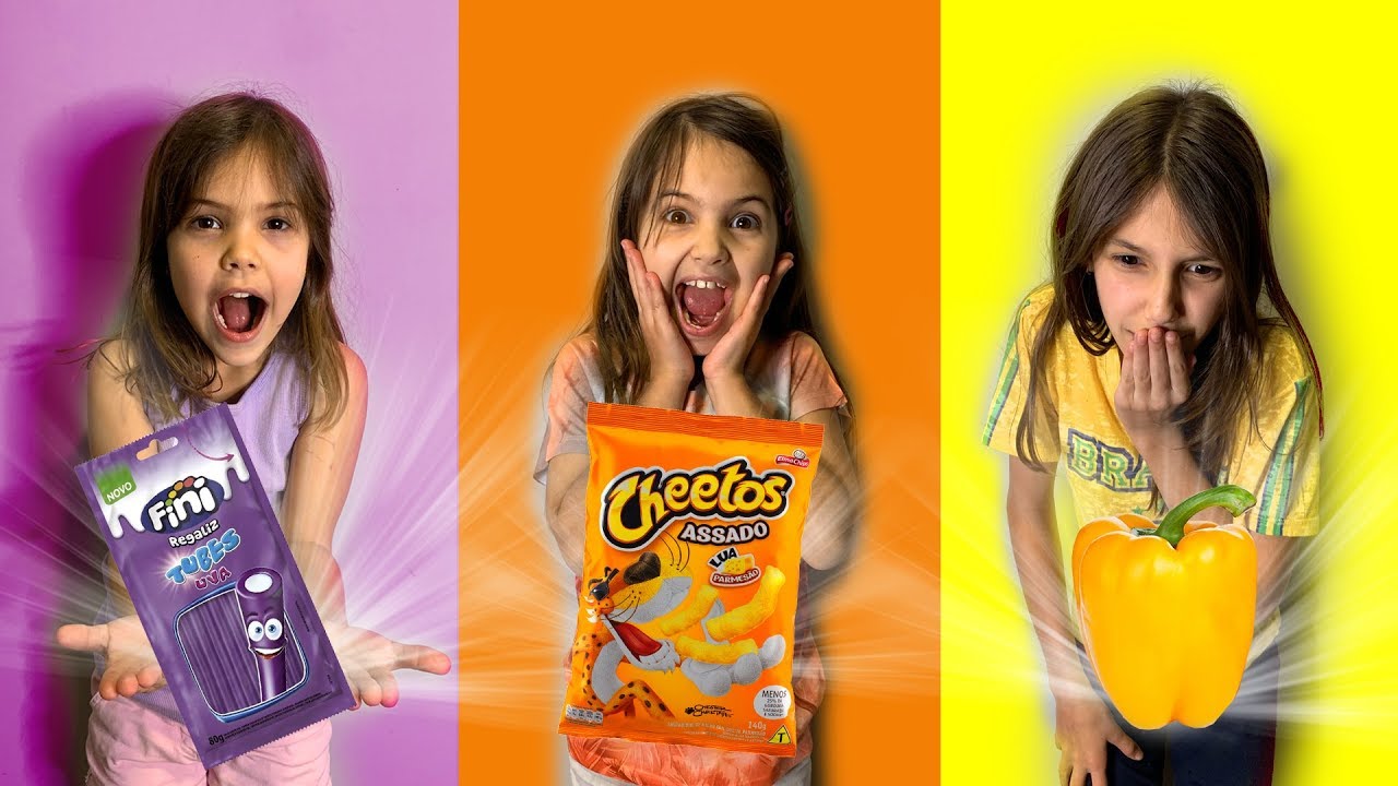 QUAL CRIANÇA COME MAIS COMIDA COLORIDA!!!