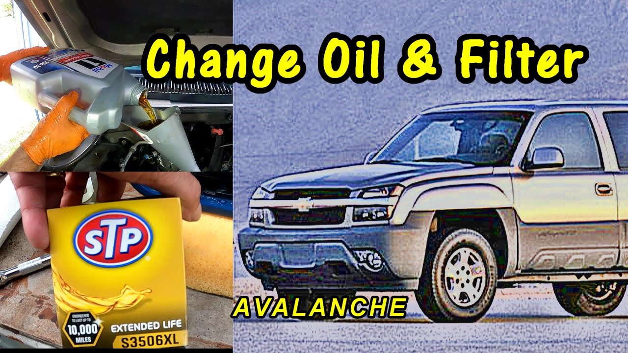 Замена моторного масла и фильтра на Chevrolet Avalanche 5.3 L LS 2002–2006 годов | Сброс индикато...